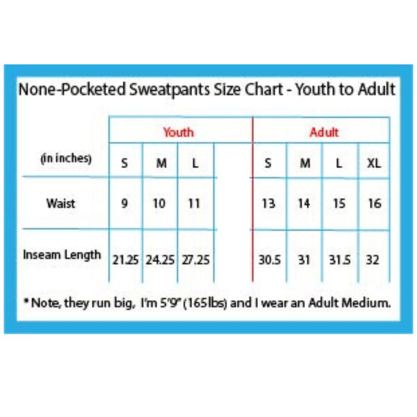 Custom South Meck Sweatpants - No Pockets