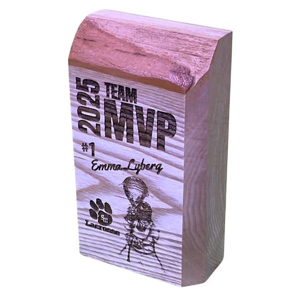 Large White Ash Engraved Trophy
