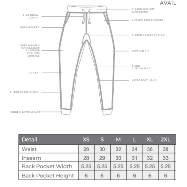 Ballantyne Ridge Tennis - 8.5oz Joggers