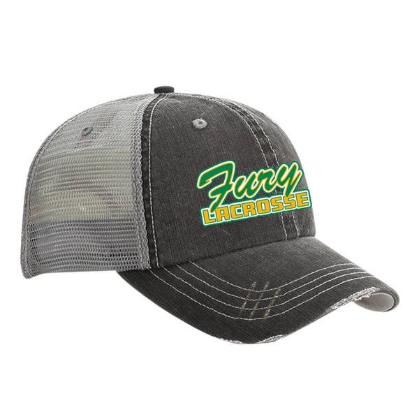 Charlotte Fury - Distressed Trucker Hat