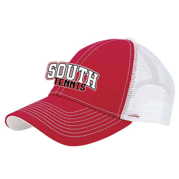 South Meck Trucker Hat by Megacap - SOUTH Sabres Tennis
