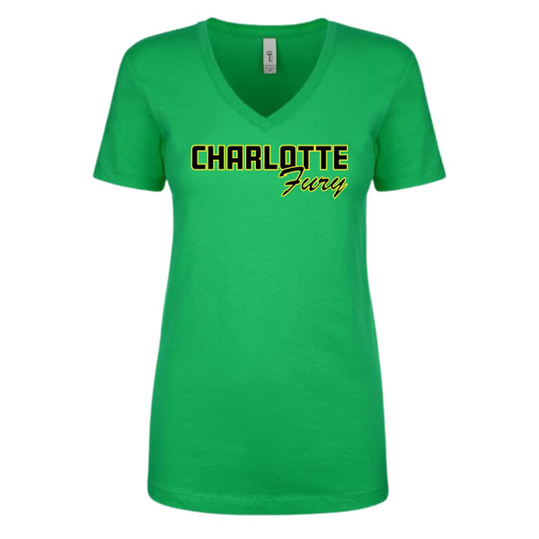Charlotte Fury - Women's V-Neck Tee