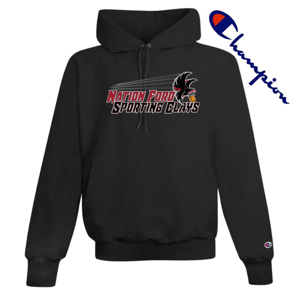 NaFo Sporting Clays 12 oz Champion Hoodie - Flying Falcon