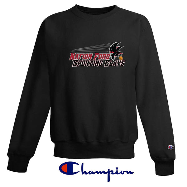 NaFo Sporting Clays 12 oz Champion Crewneck - Flying Falcon