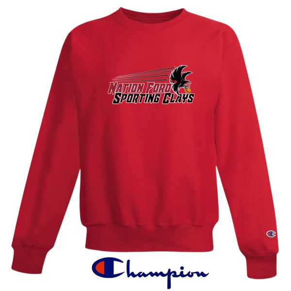 NaFo Sporting Clays 12 oz Champion Crewneck - Flying Falcon