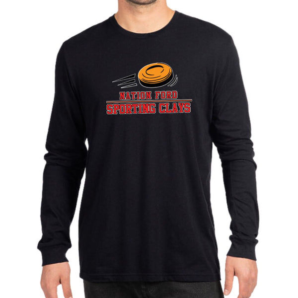 NaFo Sporting Clay - Flying Pigeon Long Sleeve T-shirt