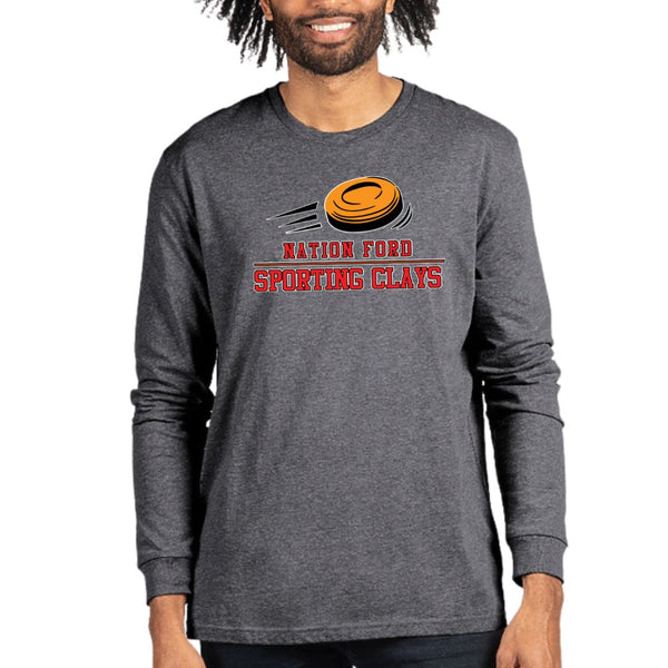 NaFo Sporting Clay - Flying Pigeon Long Sleeve T-shirt