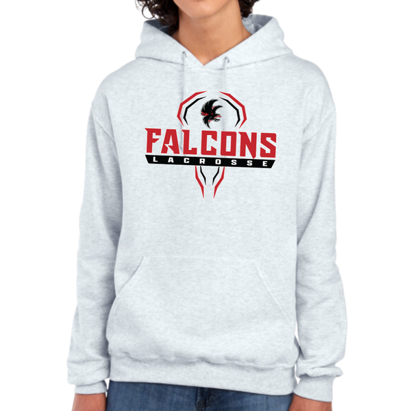Falcons Lacrosse - 8 oz Hoodie