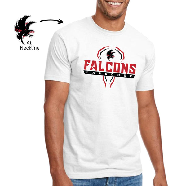 Falcons Lacrosse - 100% Cotton Unisex T-Shirt