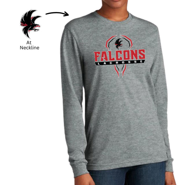 Falcons Lacrosse - Long Sleeve T-shirt