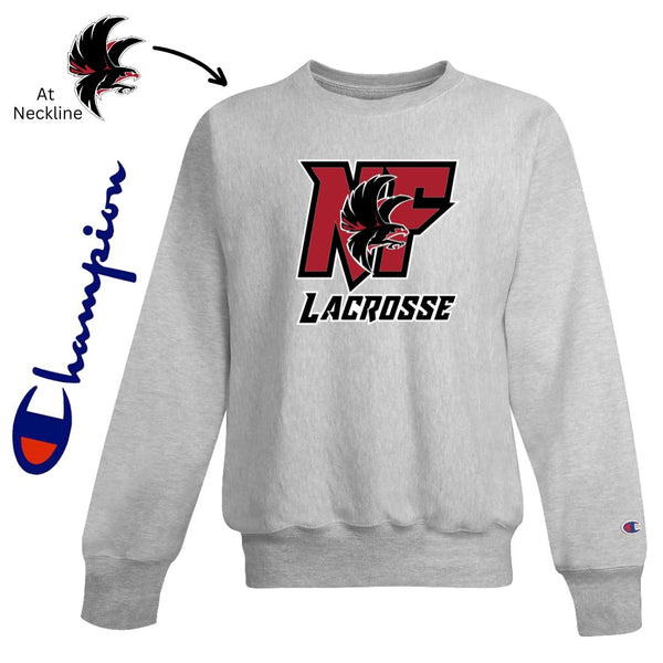 NF Lacrosse - 12 oz Champion Crewneck