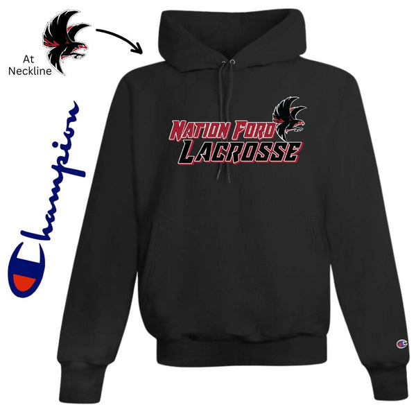 Nation Ford Lacrosse - 12 oz Champion Hoodie