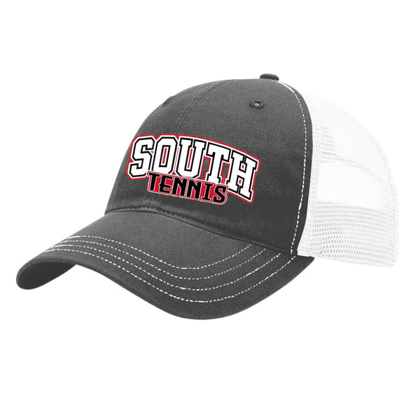 South Meck Trucker Hat by Richardson - R111 Softshell - SOUTH Sabres Tennis