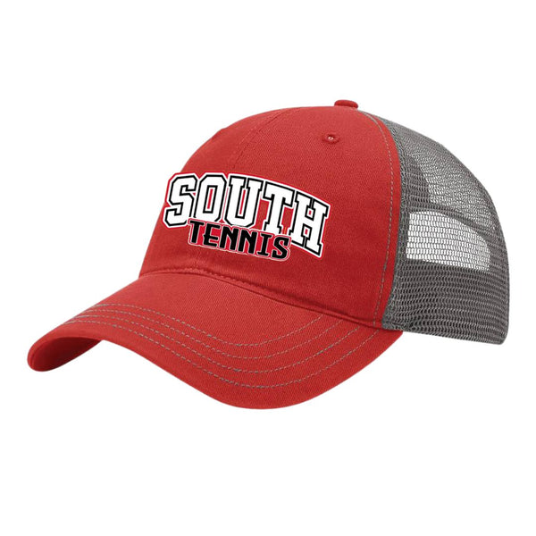 South Meck Trucker Hat by Richardson - R111 Softshell - SOUTH Sabres Tennis