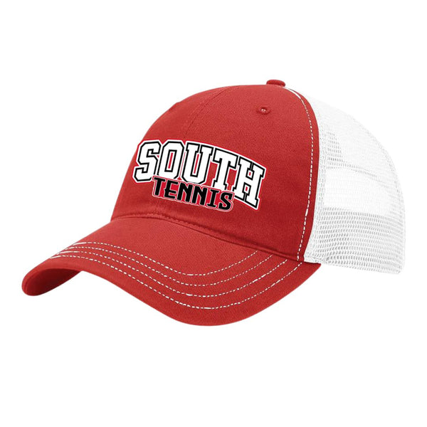 South Meck Trucker Hat by Richardson - R111 Softshell - SOUTH Sabres Tennis