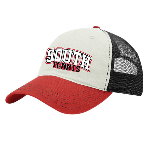 South Meck Trucker Hat by Richardson - R111 Softshell - SOUTH Sabres Tennis
