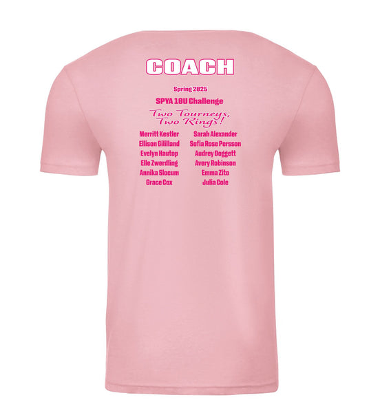 SPYA Softball - 10 U Team's Pink Pony Club T-shirt