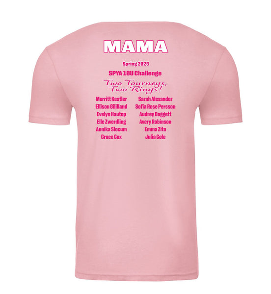 SPYA Softball - 10 U Team's Pink Pony Club T-shirt