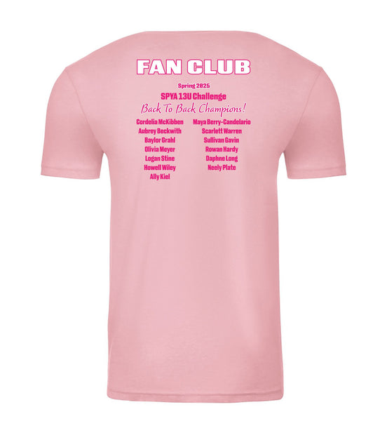 SPYA Softball - 13 U Team's Pink Pony Club T-shirt