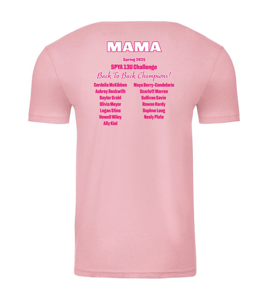 SPYA Softball - 13 U Team's Pink Pony Club T-shirt