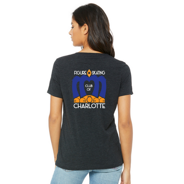 FSCC - Women's Relaxed Triblend V-Neck Tee