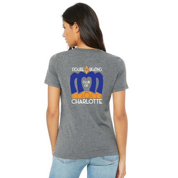 FSCC - Women's Relaxed Triblend V-Neck Tee