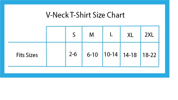 South Meck Tennis - 100% Cotton V-neck T-shirt