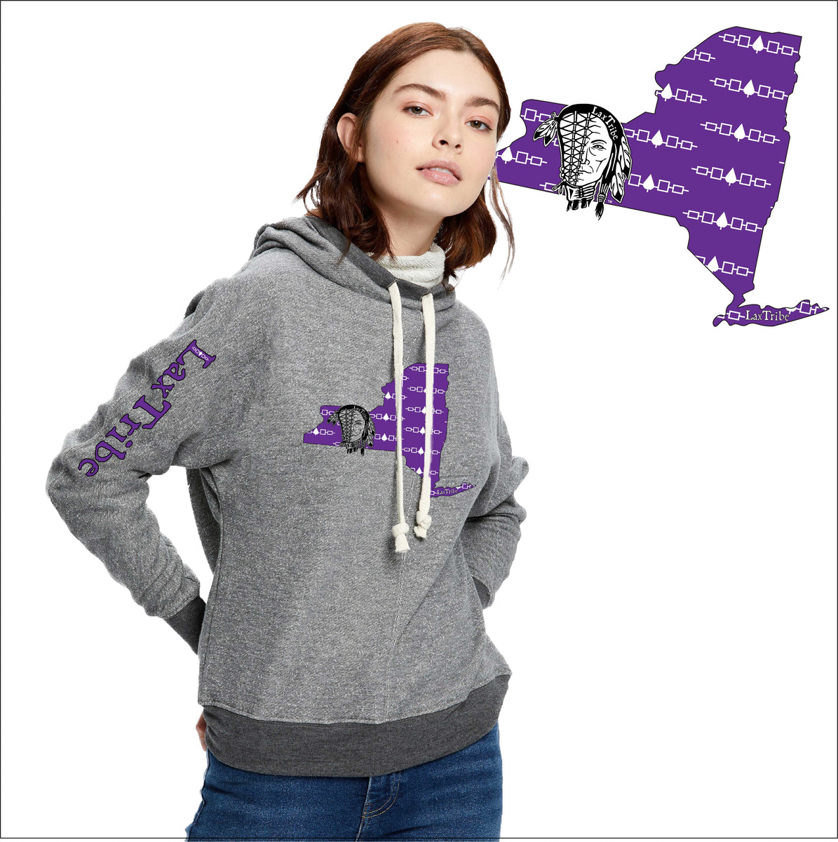 Snorkel Hoodie State Designs LaxTribe