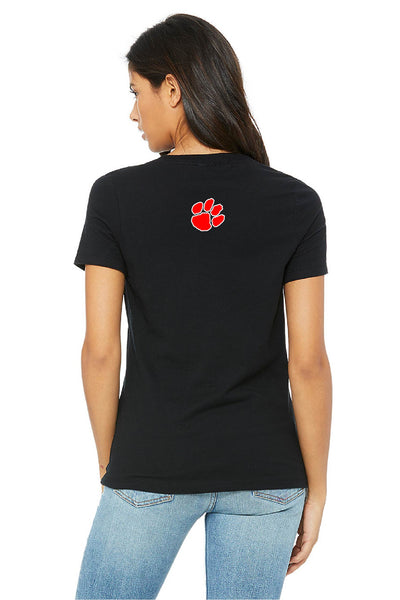 South Meck Tennis - 100% Cotton V-neck T-shirt