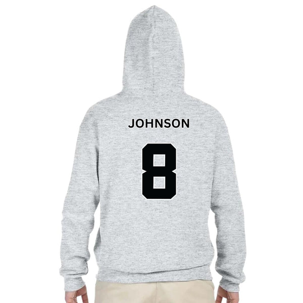 SM Football Custom ASH Hoodie by Jerzees