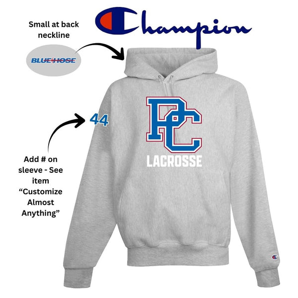PC Lacrosse Champion 12 oz. Hoodie