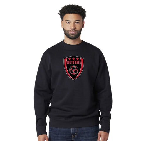 South Meck Soccer - Crewneck - 3x State Champ Shield