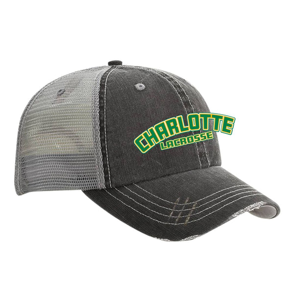 Charlotte Fury - Distressed Trucker Hat