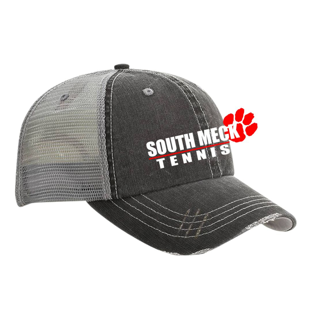 South Meck Tennis - Distressed Trucker by Megacap