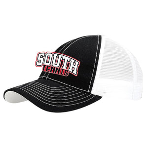South Meck Trucker Hat by Megacap - SOUTH Sabres Tennis