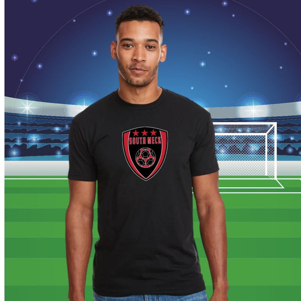 Custom South Meck Soccer Player T-shirt - 3x State Champion Design