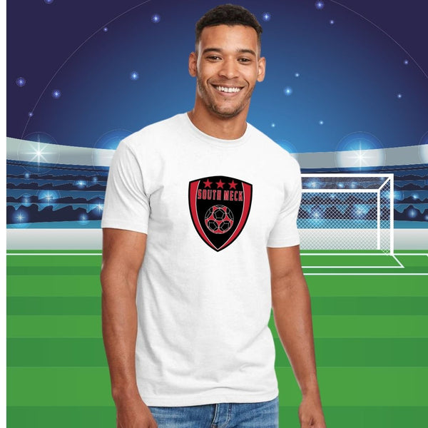 Custom South Meck Soccer Player T-shirt - 3x State Champion Design