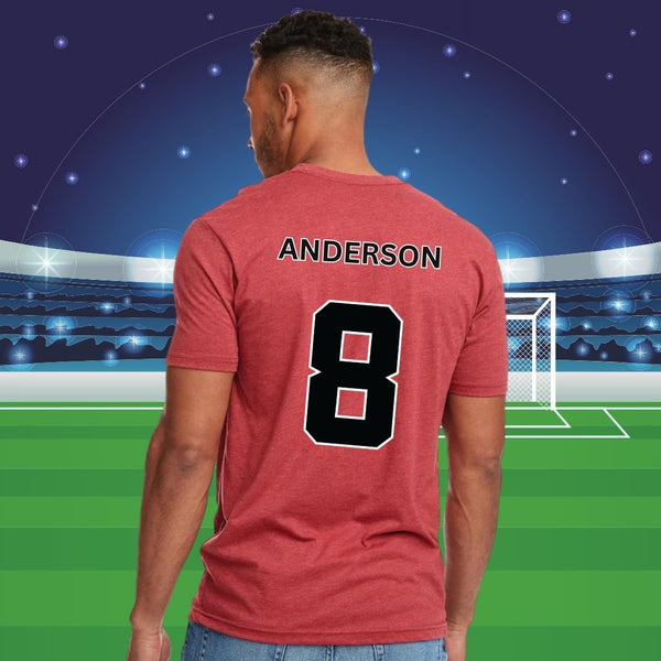 Custom South Meck Soccer Player T-shirt