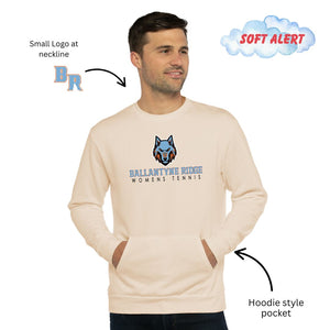 Pocketed Crewneck - Ballantyne Ridge Women's Tennis
