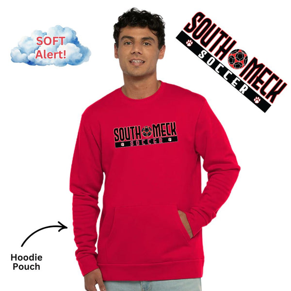 South Meck Soccer - Pocketed Crewneck