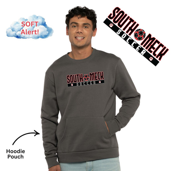 South Meck Soccer - Pocketed Crewneck