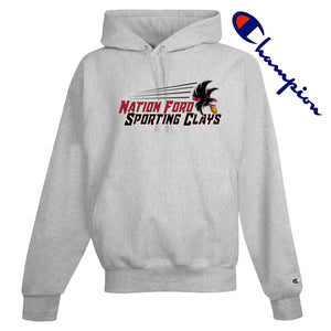 NaFo Sporting Clays 12 oz Champion Hoodie - Flying Falcon