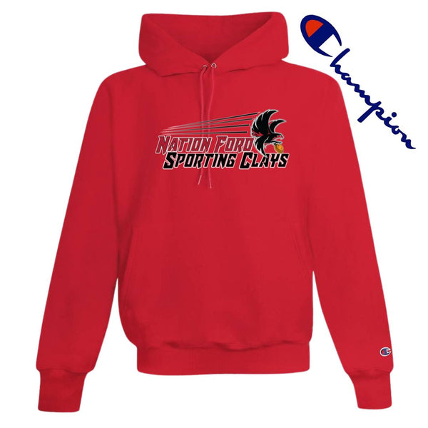 NaFo Sporting Clays 12 oz Champion Hoodie - Flying Falcon