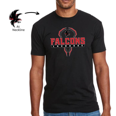 Falcons Lacrosse - 100% Cotton Unisex T-Shirt
