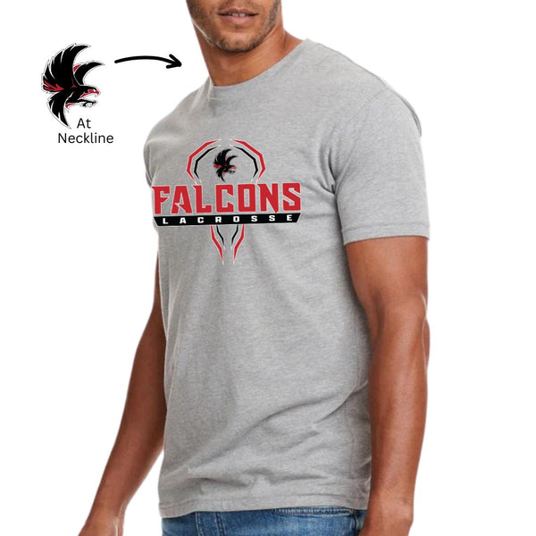 Falcons Lacrosse - 100% Cotton Unisex T-Shirt