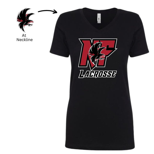 NF Lacrosse - V-Neck Women's Cut T-shirt