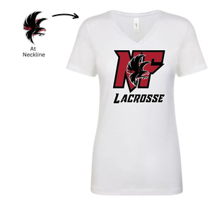 NF Lacrosse - V-Neck Women's Cut T-shirt