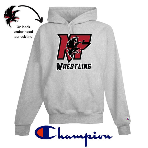 NaFo Wrestling 12 oz Champion Hoodie