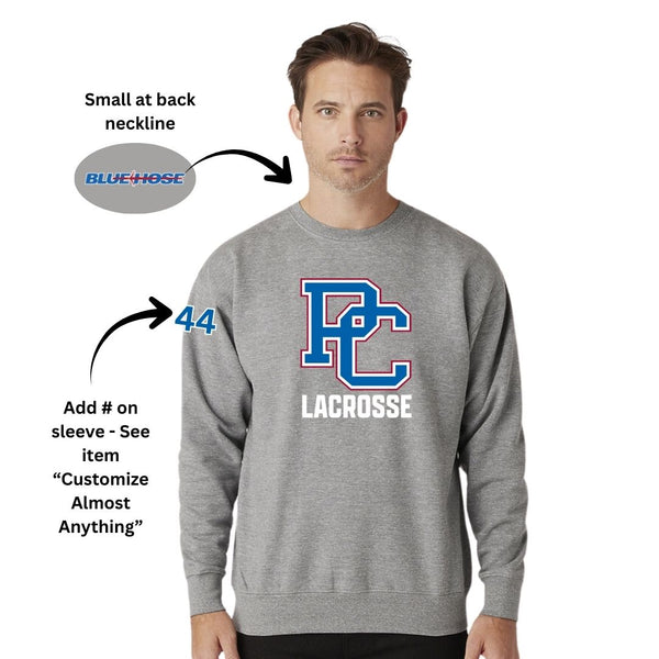PC Lacrosse 8.5 oz. Crewneck Sweatshirt