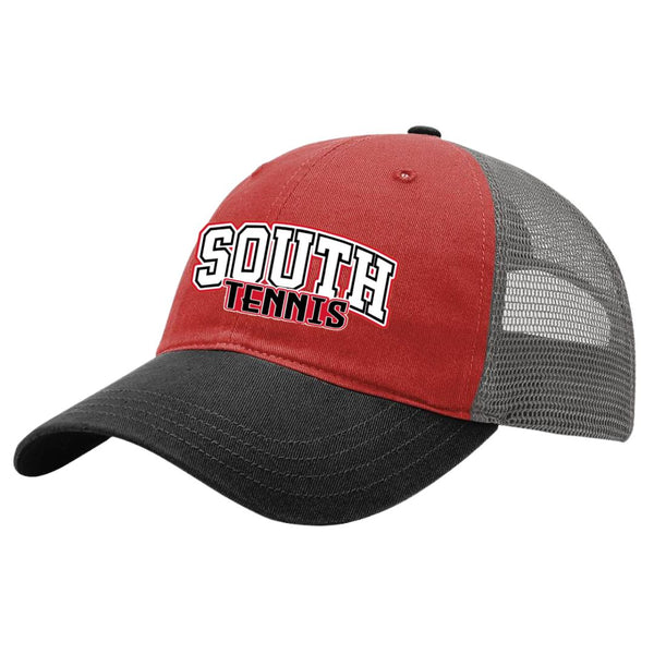 South Meck Trucker Hat by Richardson - R111 Softshell - SOUTH Sabres Tennis